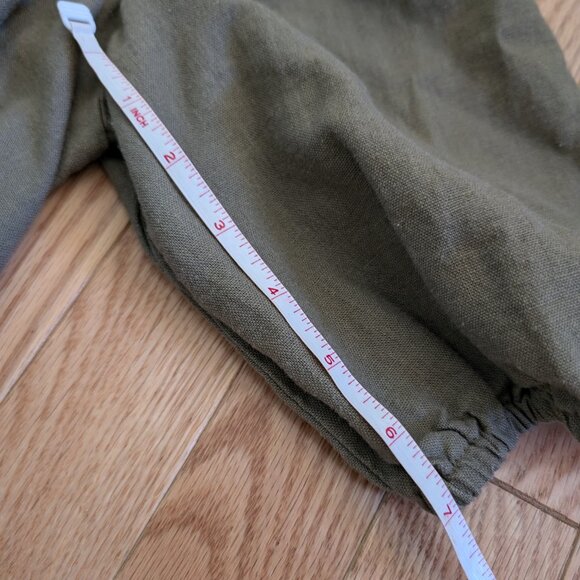 Linen blend maxi dress made in Romania - Picture 9 of 10